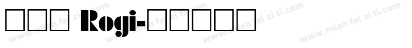 陳柏綸 Rogi字体转换